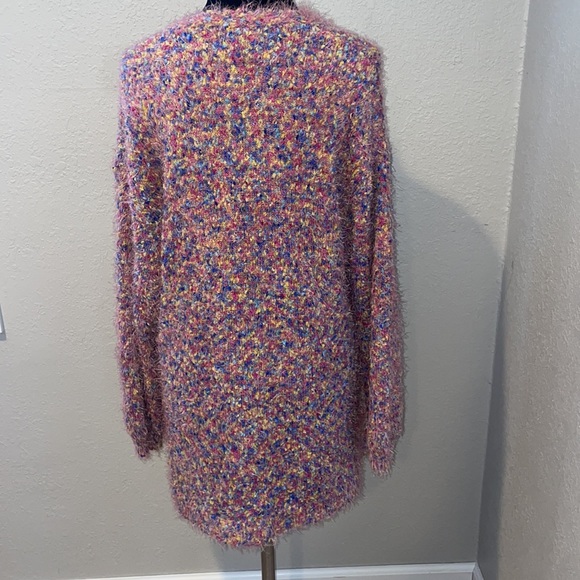 American Rag Popcorn Open Front Cardigan - Picture 2 of 4